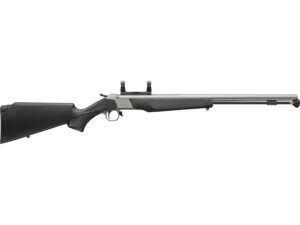 CVA Wolf V2 Muzzleloading Rifle 50 Caliber 24″ Stainless Steel Barrel Synthetic Stock Black For Sale