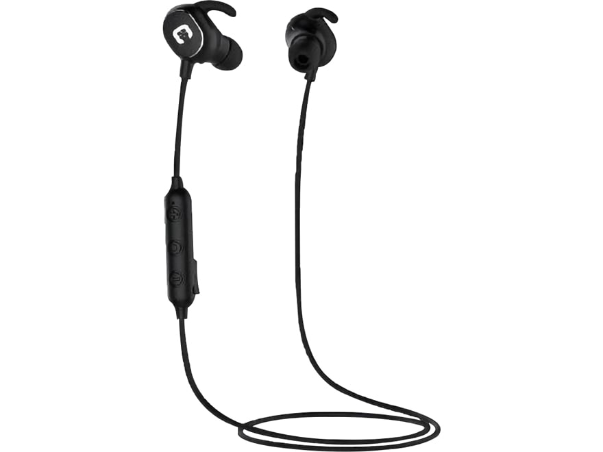 Caldwell E-MAX Power Cords Electronic Bluetooth Hearing Enhancement & Protection (NRR 22 dB) Black For Sale