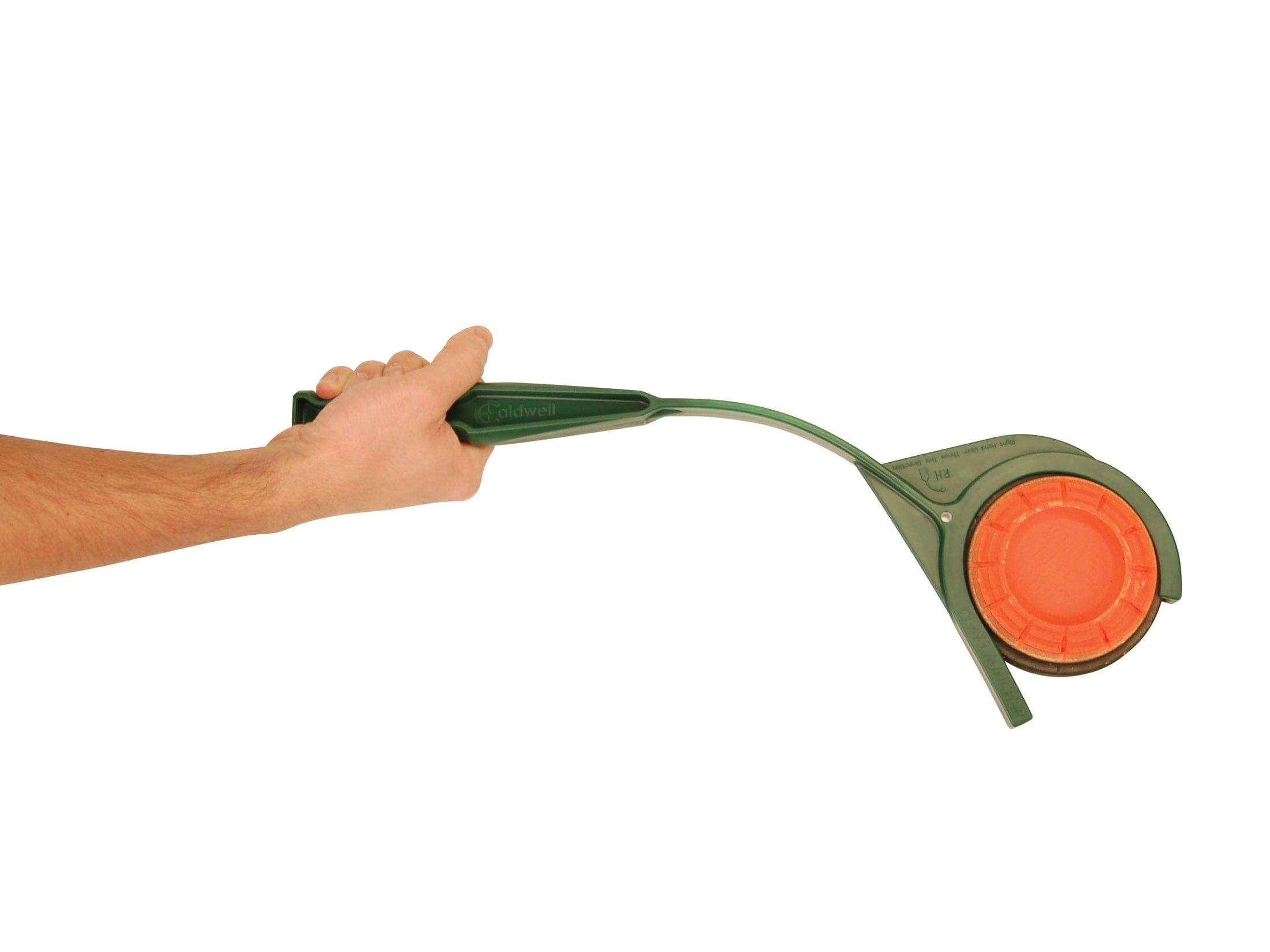 Caldwell Hand Held Clay Target Thrower Polymer Green For Sale