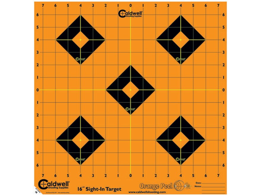 Caldwell Orange Peel 16″ Self-Adhesive Sight-In Target For Sale