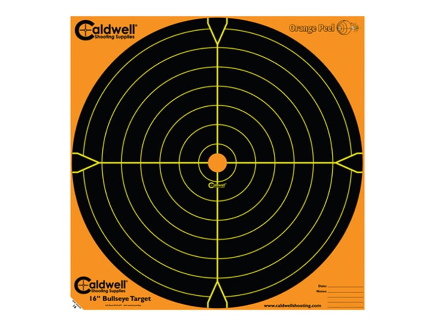 Caldwell Orange Peel Targets 16″ Self-Adhesive Bullseye For Sale
