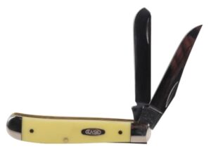 Case Mini Trapper Folding Knife Clip and Spey Vandium Blade For Sale