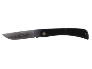 Case Sod Buster Folding Knife 3.7″ Skinner Stainless Steel Blade Black Synthetic Handle For Sale