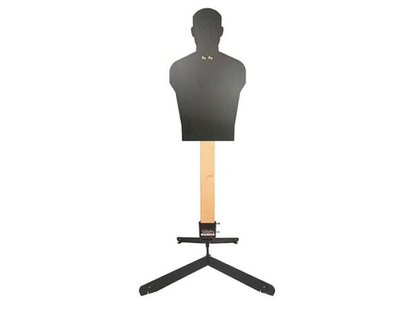 Challenge Targets Full Size Silhouette Rifle/Handgun Target with Static Stand AR500 Steel For Sale