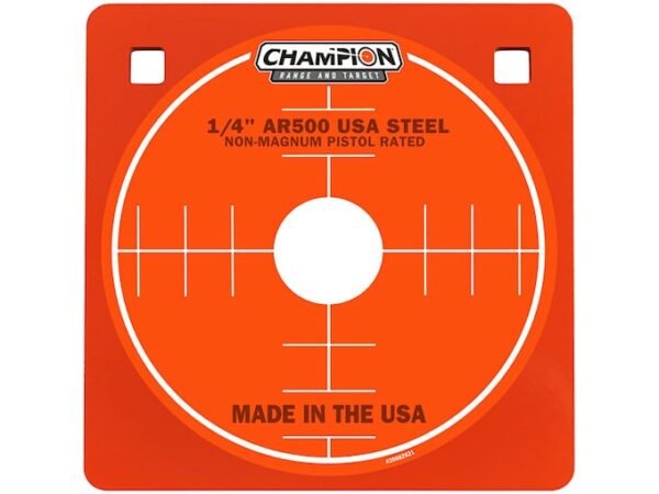 Champion Center Mass Steel 3/8″ AR500 8″ Square For Sale
