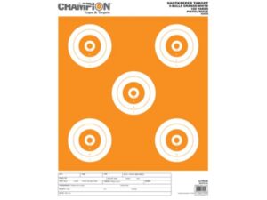 Champion ShotKeeper 5 Large Bullseye Target Paper Package of 12 For Sale
