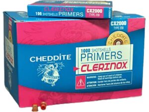Cheddite Clerinox CX2000 Primers #209 Shotshell Box of 1000 For Sale