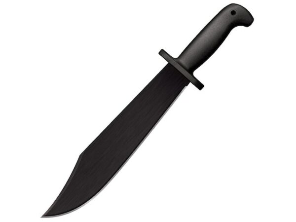Cold Steel Black Bear Bowie Machete 12″ Clip Point 1055 Carbon Steel Blade Polypropylene Black For Sale
