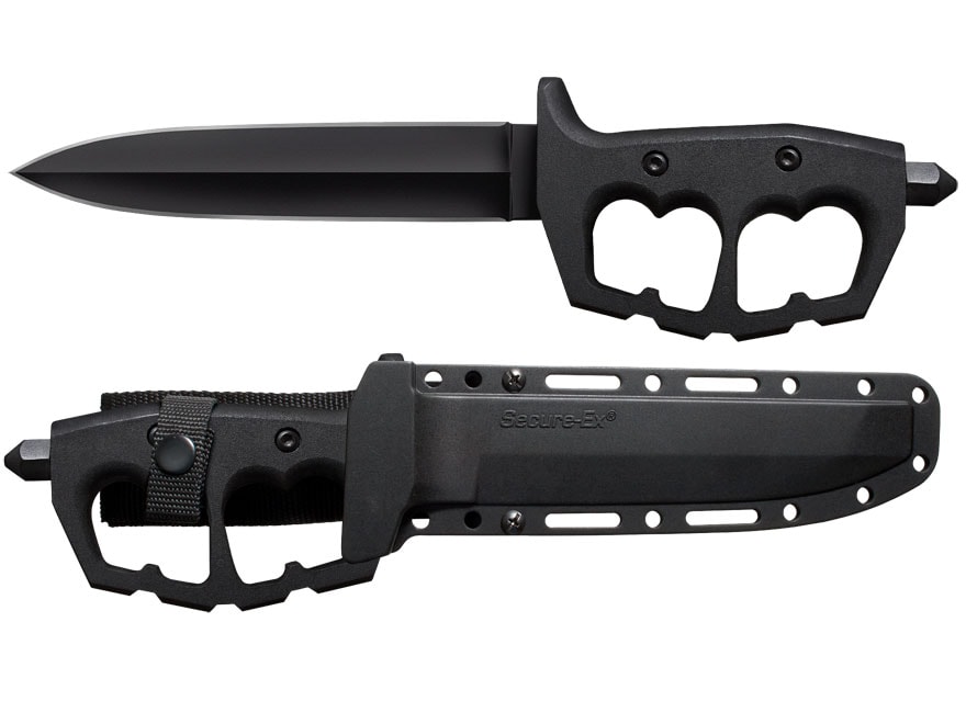 Cold Steel Chaos Fixed Blade Tactical Knife 7.5″ SK-5 High Carbon Steel Blade Aluminum Handle Black For Sale