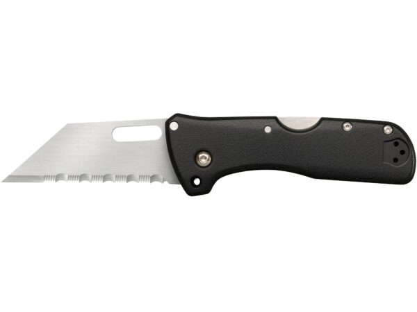 Cold Steel Click N Cut Folding Knife 2.5″ Drop Point AUS-10 Polished Blade Griv-Ex Handle Black For Sale