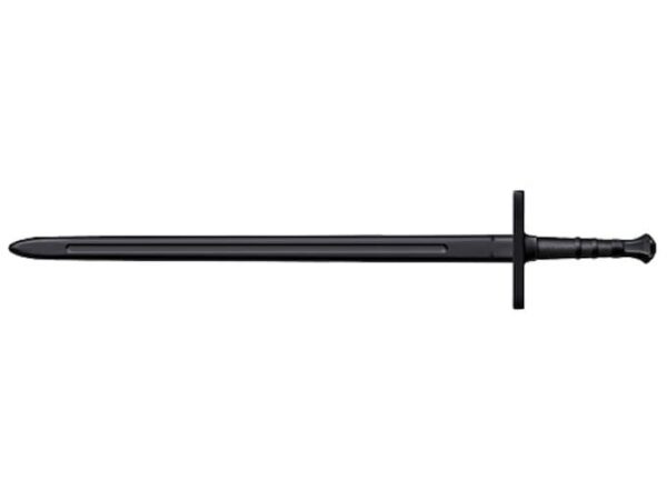 Cold Steel Hand-And-A-Half Training Sword 34″ Solid Polymer Blade Black For Sale