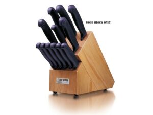 Cold Steel Kitchen Classics Wood Knife Block For Sale