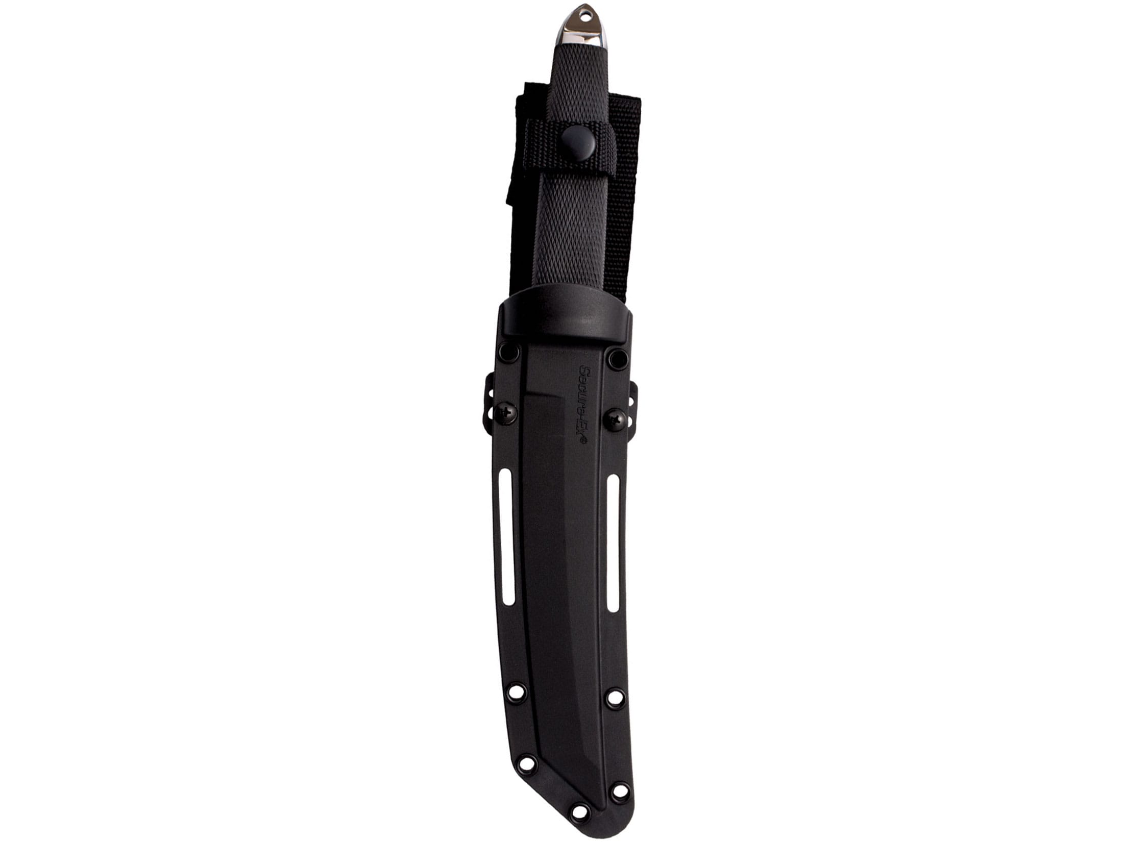 Cold Steel Magnum Tanto II San Mai Fixed Blade Knife 7.5″ Tanto Point VG-10 San Mai Blade Kray-Ex Handle Black For Sale