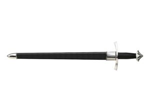 Cold Steel Norman Sword 30″ 1055 Carbon Steel Blade Leather Wrapped Handle Black For Sale