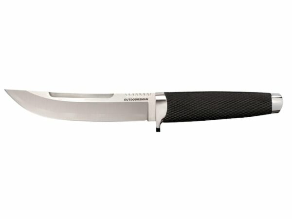 Cold Steel Outdoorsman Fixed Blade Knife 6″ Drop Point VG-10 San Mai Blade Kray-Ex Handle Black For Sale