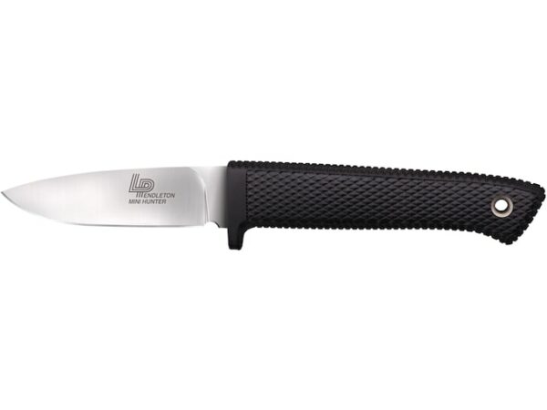 Cold Steel Pendleton Mini Hunter Fixed Blade Knife 3″ AUS-10A Polished Blade Griv-Ex Handle Black For Sale