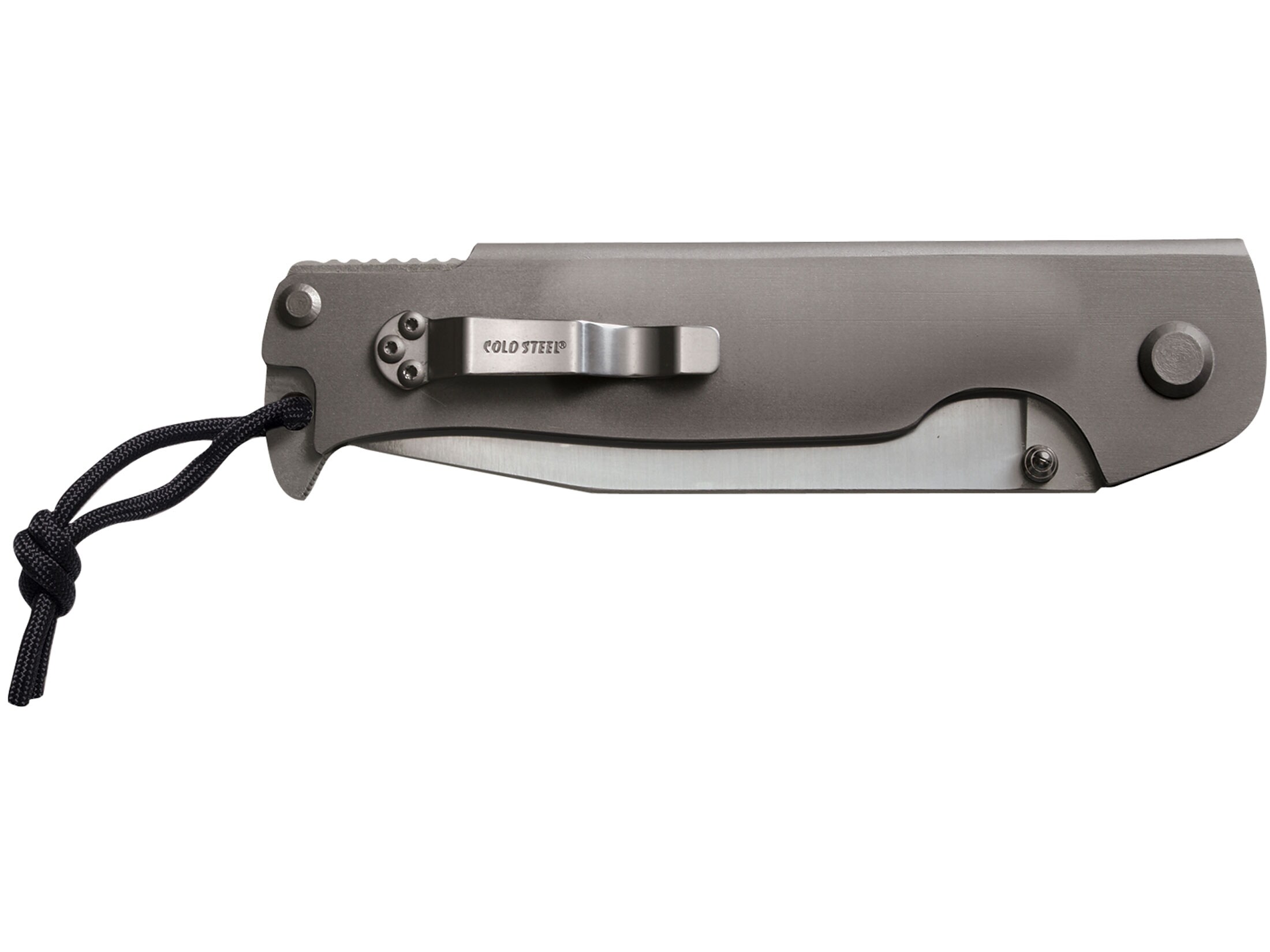Cold Steel Pocket Bushman Folding Pocket Knife 4.5″ Drop Point 4116 Stainless Steel Handle Black For Sale