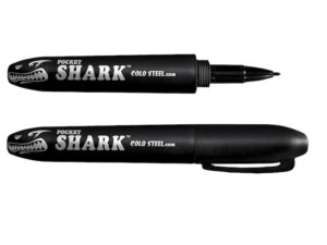 Cold Steel Pocket Shark Tactical Pen High Impact Polymer Black For Sale