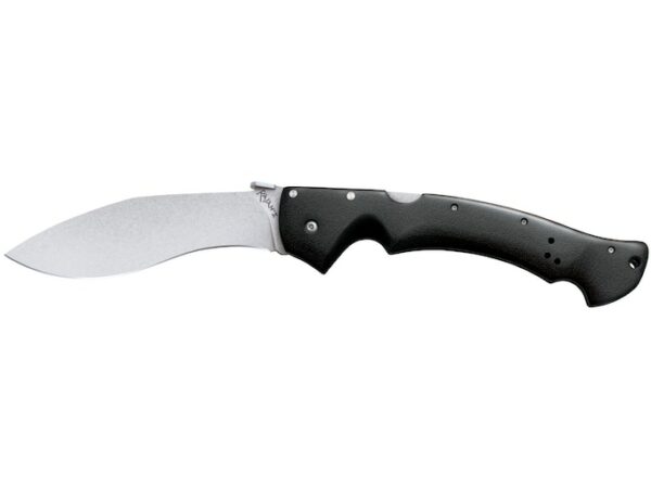 Cold Steel Rajah II Folding Pocket Knife 6″ Recurve Point Carpenter AUS-10A Steel Blade Grivory Handle Black For Sale