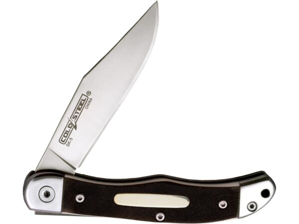 Cold Steel Ranch Hand Folding Knife 3″ Drop Point SK5 Polished Blade Polymer Handle Black For Sale