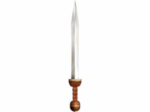 Cold Steel Roman Gladius Sword 20″ 1060 Steel Blade Walnut Handle For Sale