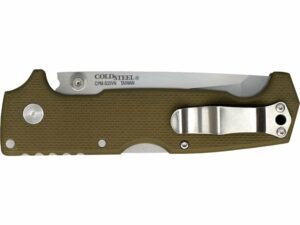 Cold Steel SR1 Tanto Folding Knife 4″ Tanto Point CPM-S35VN Stainless Steel Blade G-10 Handle OD Green For Sale