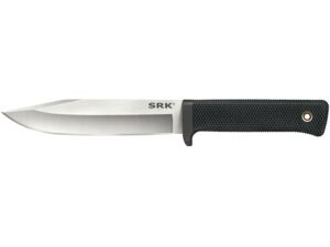 Cold Steel SRK Fixed Blade Knife 6″ Drop Point CPM-3V Polished Blade Griv-Ex Handle Black For Sale
