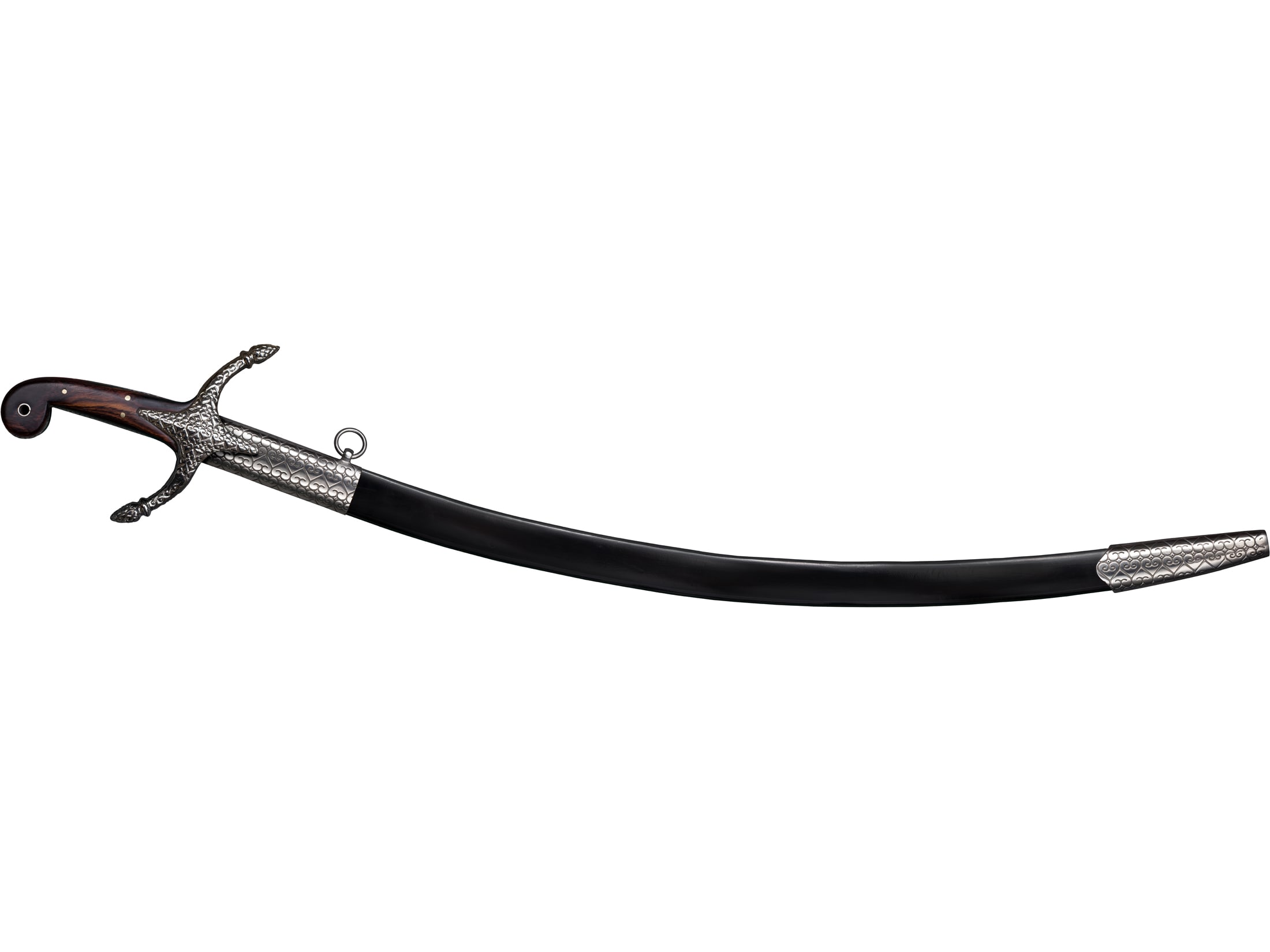 Cold Steel Scimitar 32″ Scimitar 1065 Carbon Steel Polished Blade Griv-Ex Handle Black For Sale