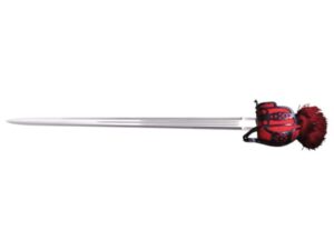 Cold Steel Scottish Broad Sword 31.5″ 1055 Carbon Steel Blade Ray Skin Handle Black For Sale