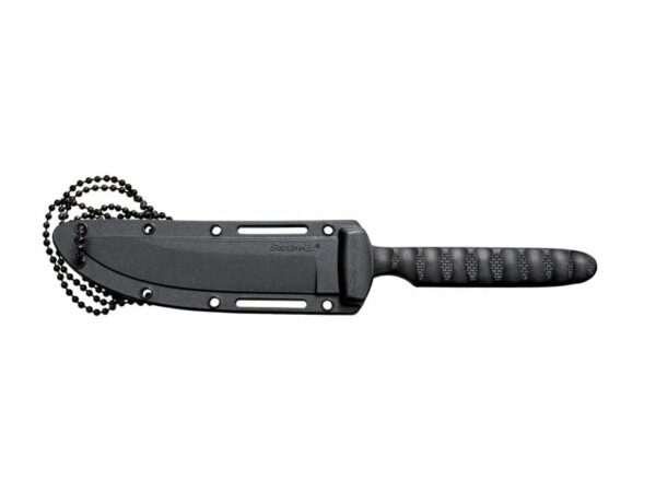 Cold Steel Spike Fixed Blade Tactical Knife 4″ 4116 Stainless Steel Blade Griv-Ex Handle Black For Sale