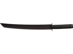 Cold Steel Tactical Wakizashi Machete 18″ Tanto Point 1055 Carbon Steel Blade Polypropylene Handle Black For Sale