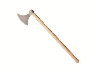 Cold Steel Viking Battle Axe 1055 Carbon Steel Blade Hickory Handle For Sale