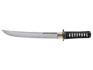 Cold Steel Warrior Series O Tanto Sword 13.25″ 1055 Carbon Steel Blade Ray Skin Handle Black For Sale