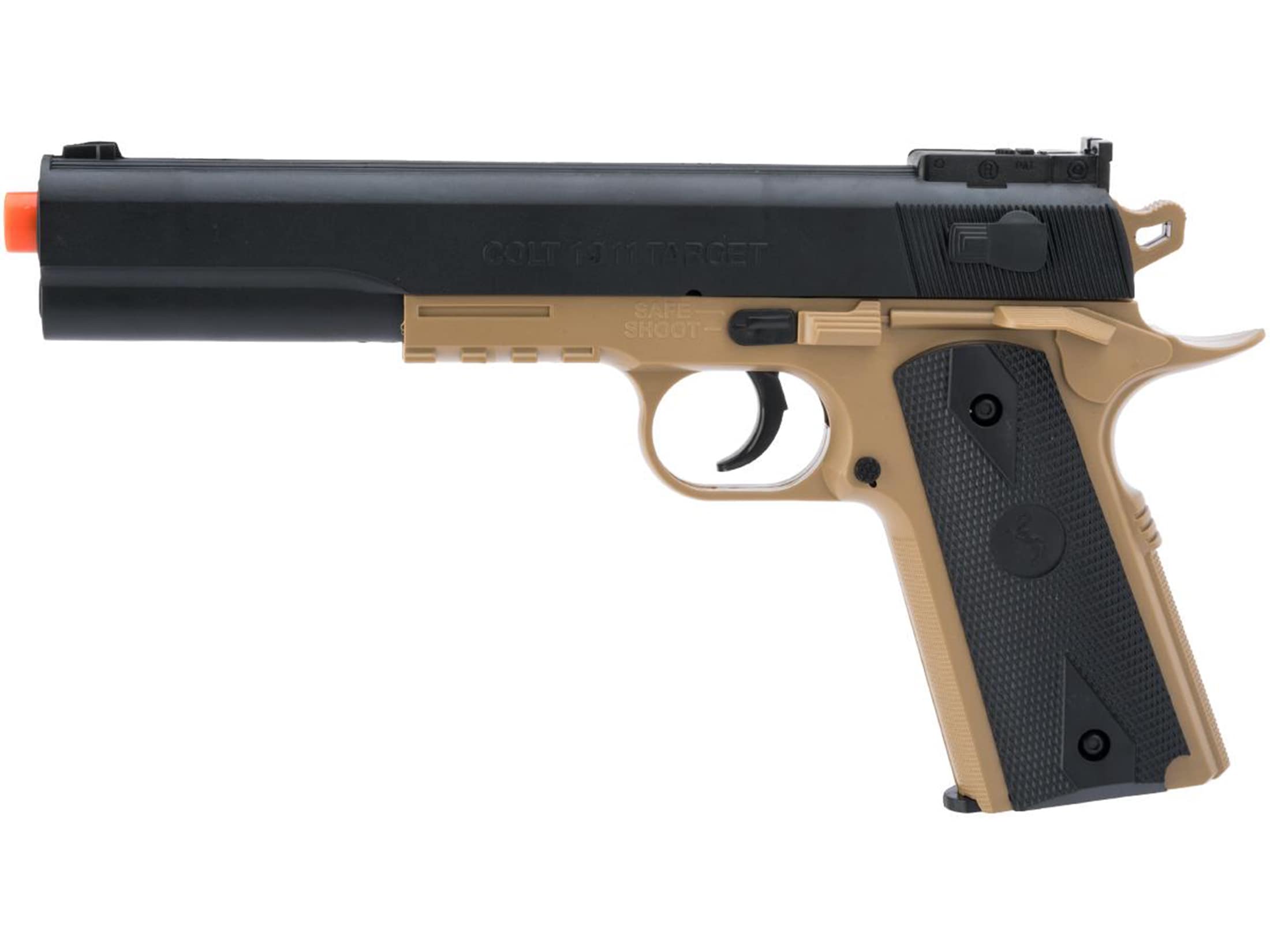 Colt 1911 Kit Airsoft Pistol 6mm BB Spring Powered Single Shot For Sale