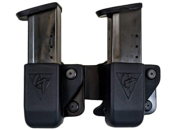 Comp-Tac Twin Magazine Pouch 1.5″ Belt Clip Kydex Black For Sale