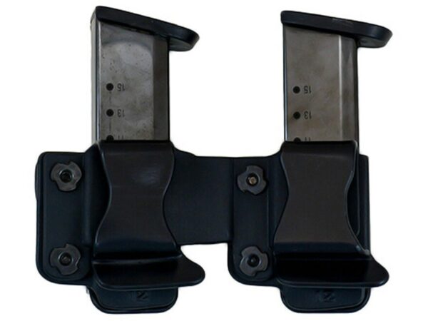 Comp-Tac Twin Magazine Pouch 1.5″ Belt Clip Kydex Black For Sale