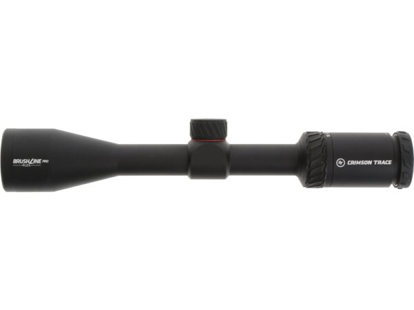 Crimson Trace Brushline Pro Rifle Scope 1″ Tube 2.5-10x 42mm Zero Reset Capped Turrets Plex Reticle Matte For Sale