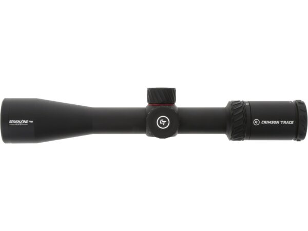 Crimson Trace Brushline Pro Rifle Scope 30mm Tube 3-12x 42mm Side Focus Zero Reset Capped Turrets Matte For Sale