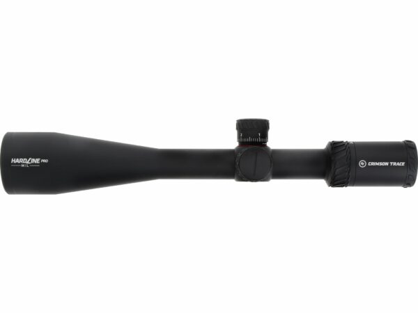 Crimson Trace Hardline Pro Rifle Scope 30mm Tube 6-24x 50mm Side Focus Zero Reset Exposed Turrets Illuminated MR1-MIL Reticle Matte For Sale