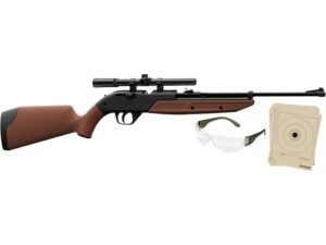 Crosman 760 Pumpmaster Air Rifle 177 Caliber BB and Pellet Brown with Kit For Sale