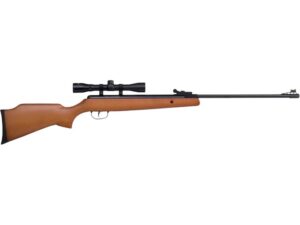 Crosman Optimus Break Barrel Spring Air Rifle Pellet Wood Stock Matte Barrel with 4x 32mm Scope For Sale