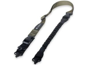 CrossTac Tactical Single/Double Point Sling with Push Button Swivel Nylon Bungee For Sale