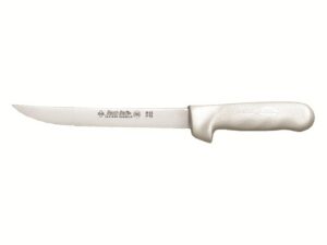Dexter Russell Sani-Safe Wide Fillet Knife 8″ High Carbon Stainless Blade Polypropylene Handle White For Sale