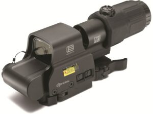 EOTech EXPS2-0 Holographic Hybrid Sight II 68 MOA Circle with 1 MOA Dot Green Reticle with G33 3X Magnifier and Switch to Side QD mount Matte For Sale