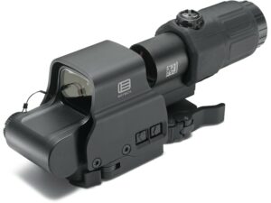 EOTech EXPS2-2 Holographic Hybrid Sight II 68 MOA Circle with (2) 1 MOA Dots Reticle with G33 3X Magnifier and Switch to Side QD mount Matte For Sale