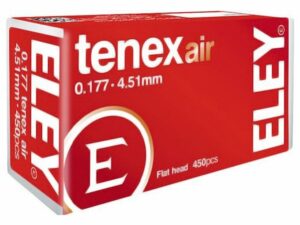 Eley Tenex Airgun Pellets 177 Caliber 8.2 Grain Flat Nose Box of 450 For Sale