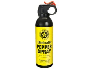 Eliminator Fire Master Top Magnum Pepper Spray 16 oz Aerosol 10% OC and UV Dye Black For Sale
