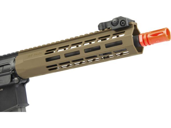 Elite Force M4 CQB Competition AEG Airsoft Rifle 6mm BB Battery Powered Full-Auto Two Tone Tan For Sale