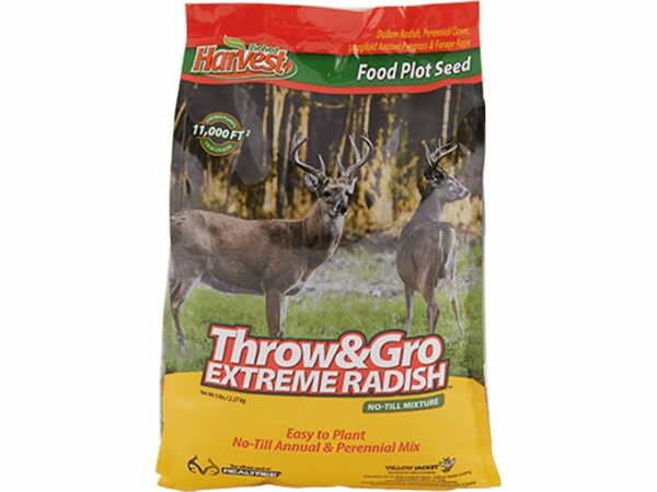 Evolved Harvest Throw and Gro Radish X-Treme Food Plot Seed 5 lb For Sale