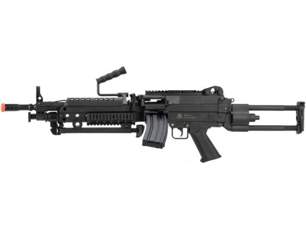 FN M249 Featherweight Airsoft Rifle 6mm BB Battery Powered Full Auto Black For Sale